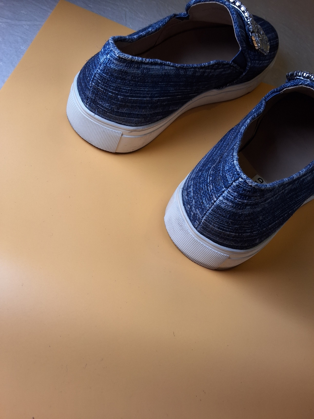 Karl Lagerfeld Denim Slip-On Loafers - Blue - Picture 4 of 11